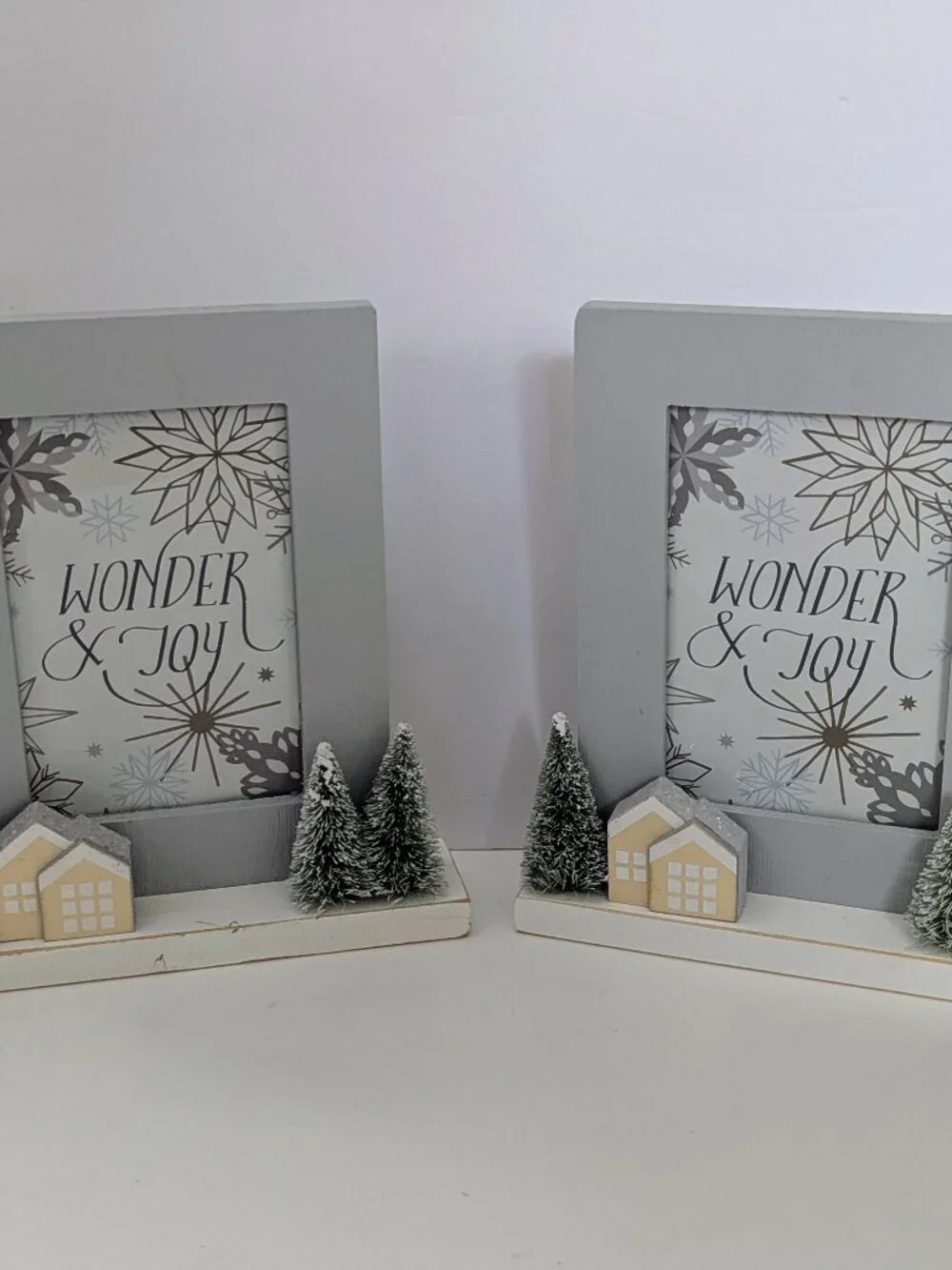 St Nicholas Square Winter Village 4x6 Frames Set